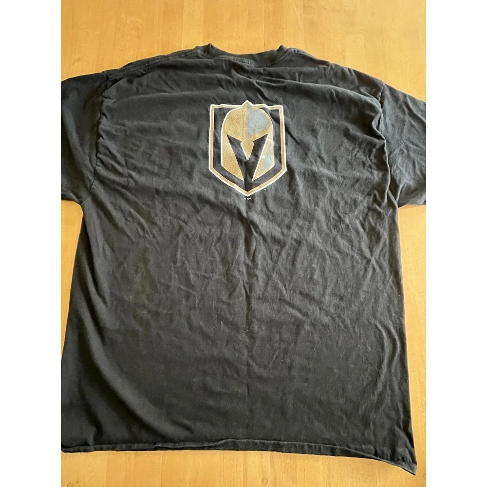 Golden Knights Short‎ Sleeve T-Shirt Men's Sz 2XL Black Gold
